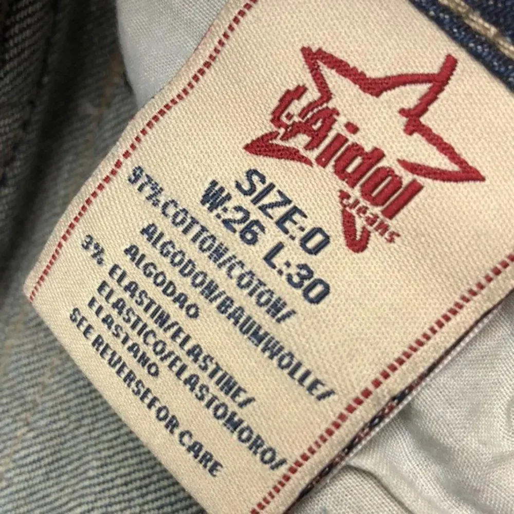 PREMIUM L.A. IDOL SKINNY FLAP JEANS 26x30 😎